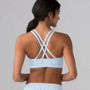 🍋LULULEMON🍋 Energy Bra Ice Milk Sz 6